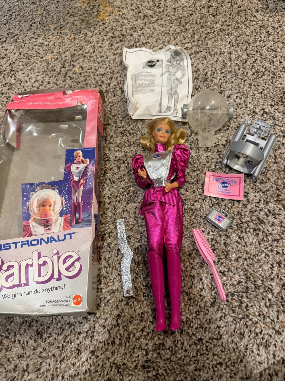Barbie-Astronaut. Used in good condition. C1985. $25